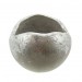 Кашпо "Шар - блеск серебра", искусственный камень, 17х13 см